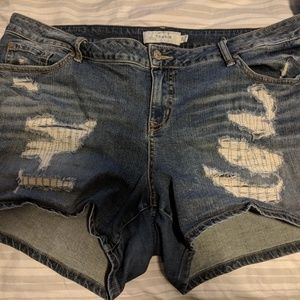 Torrid Sz 20 Denim Shorts